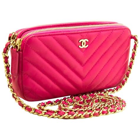 hot pink chanel wallet on chain|chanel wallet on chain price.